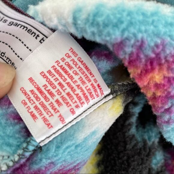 Patagonia Girls Retro Aztec Print Lightweight Synchilla Snap-T Pullover Fleece L - Picture 10 of 13